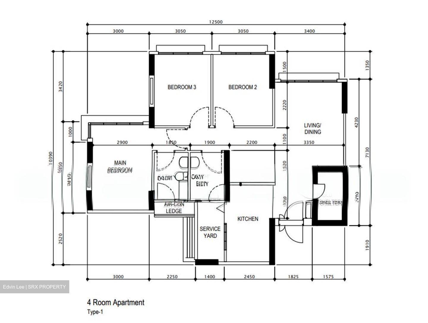 Blk 260B Kebun Baru Court (Ang Mo Kio), HDB 4 Rooms #601628441